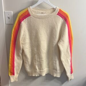 Rainbow Striped Women's Sweater